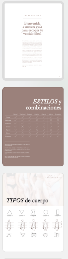 GUIA PARA ESCOGER TU VESTIDO DE NOVIA