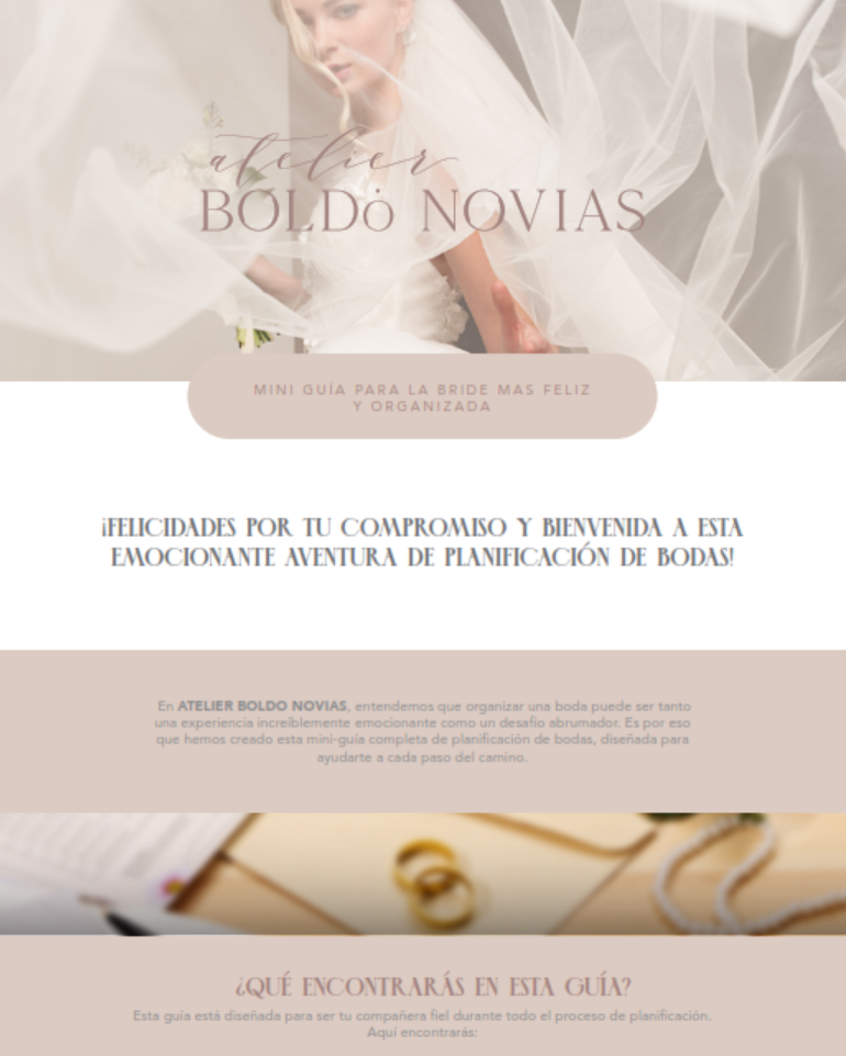 MINI PLANNER PARA TU BODA!