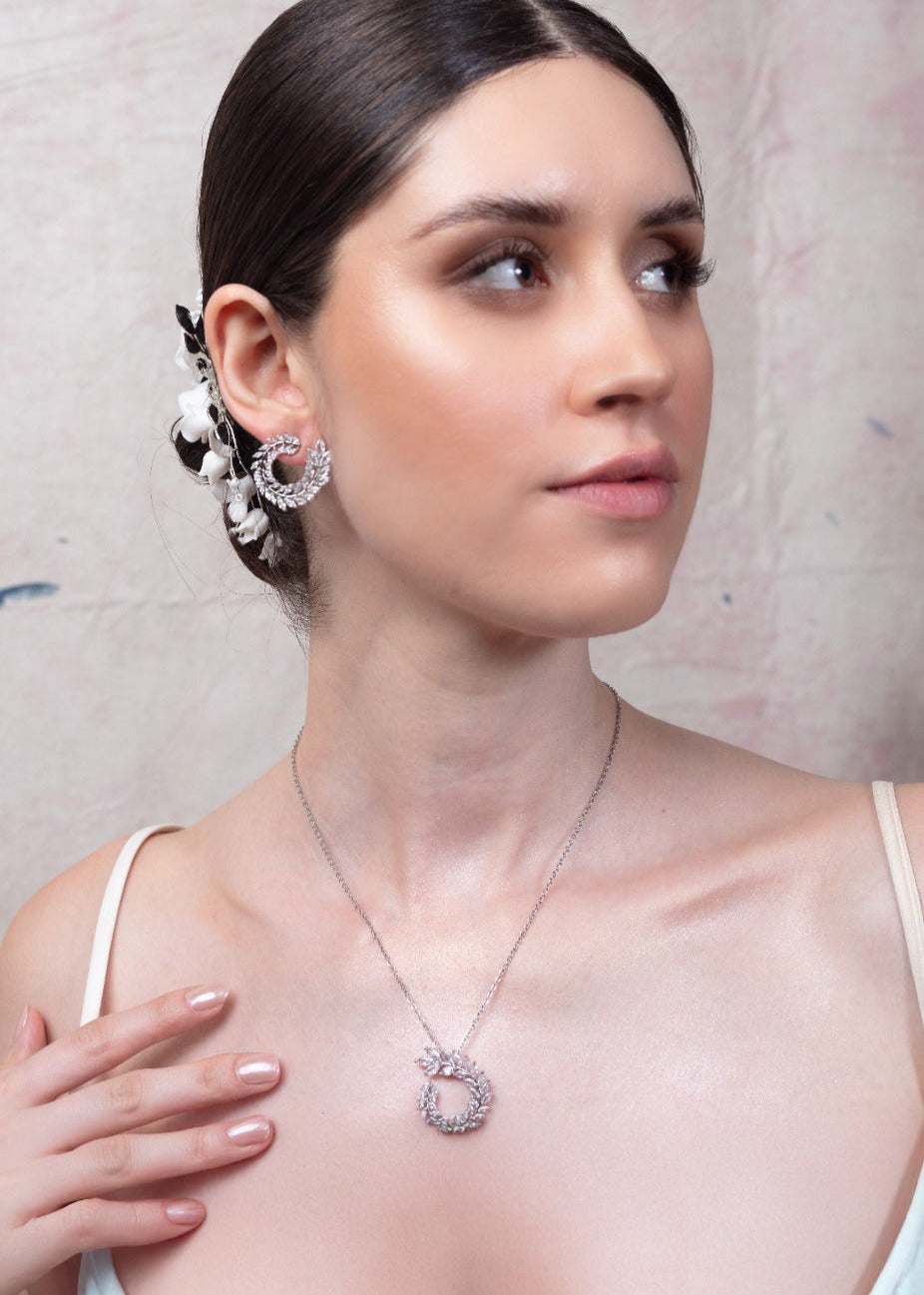Set Aretes y Collar Roberta