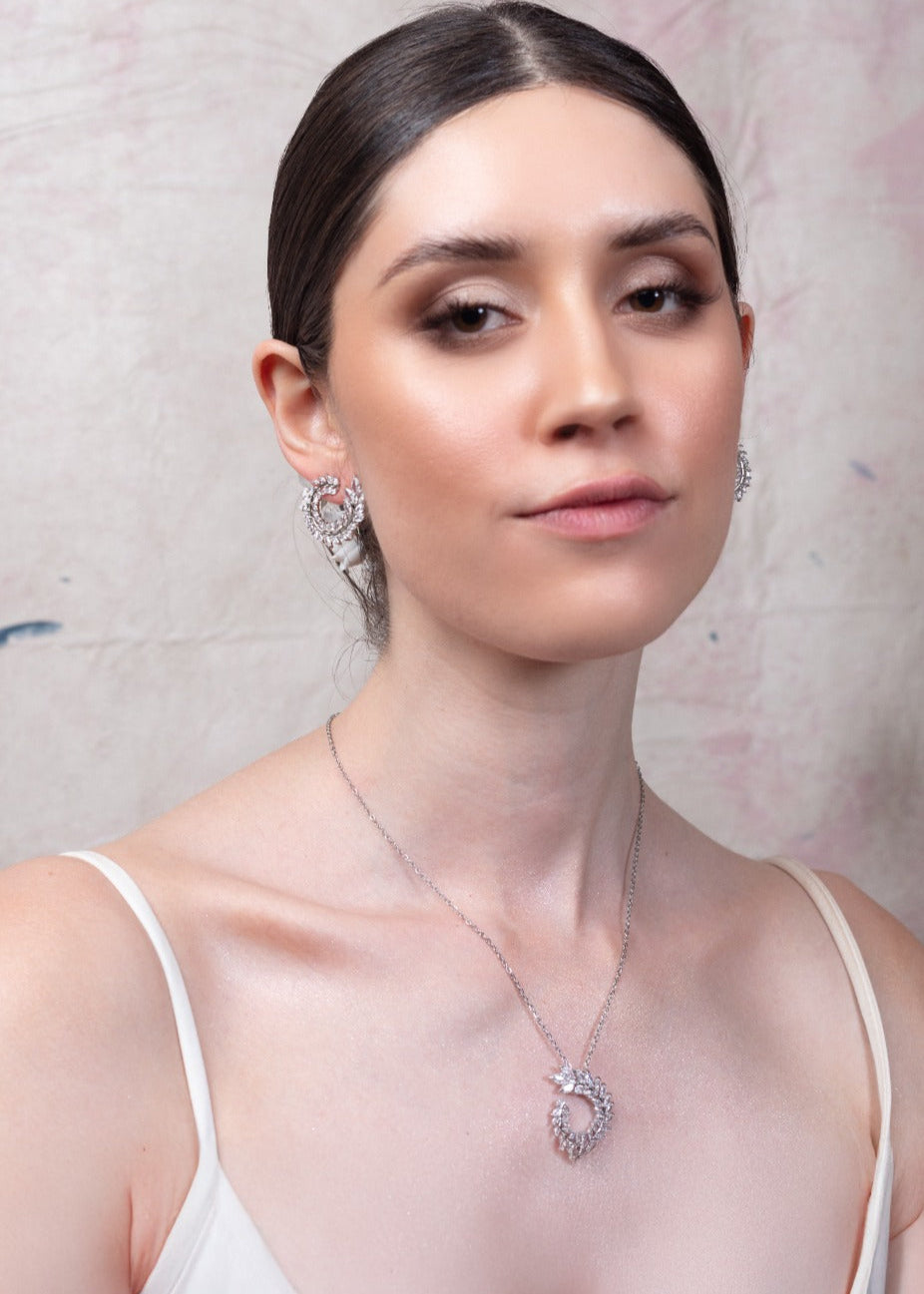 Set Aretes y Collar Roberta