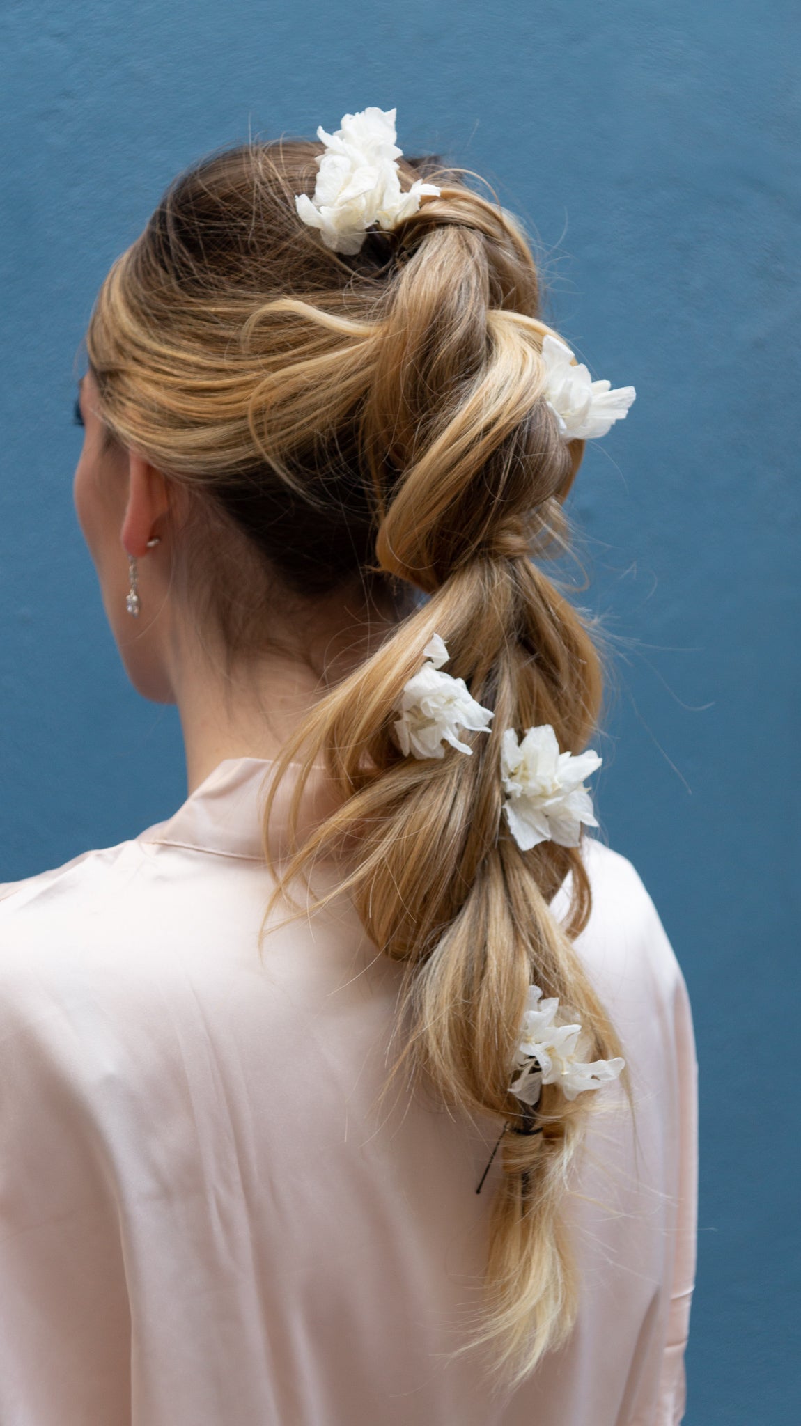 Set de 5 Pasadores de Hortensias Preservadas